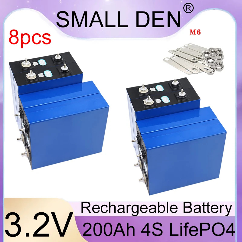 

3.2V lithium iron phosphate battery 200AHDIY 12V 24V solar battery for car and RV