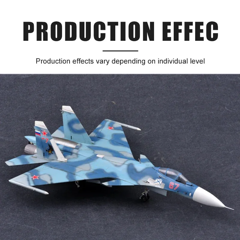 Trumpeter Plastic geassembleerde vliegtuigmodelset 01667 Russische Su-33 Flanker D Fighter schaal 1/72