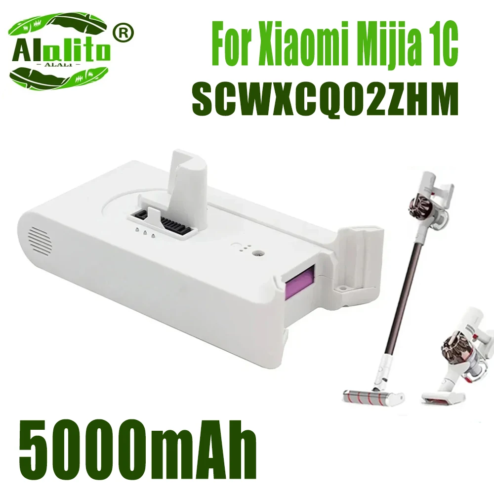 

Original 5000mAh For Xiaomi Handheld Cordless Vacuum Cleaner Accessories 1C SCWXCQ02ZHM Vacuum Cleaner Replacement Battery Back