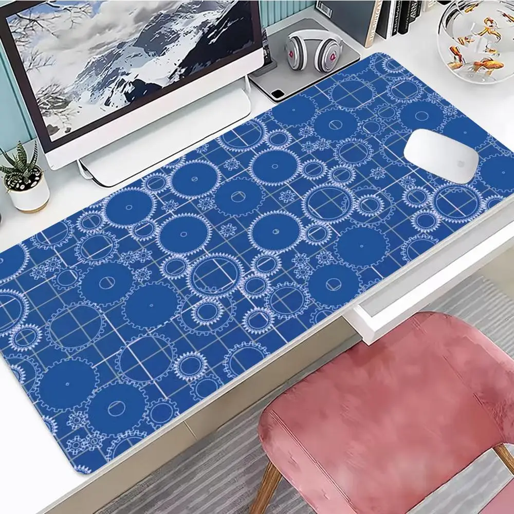 

Gear Mouse Pad Gaming Mouse Pad, Mouse Pad with Edges and Non-Slip Rubber Base, Extended Mouse Pad