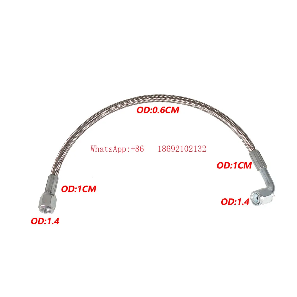 

Производитель автомобиля модифицированный 12-60 "нержавеющая сталь AN4 плетеная турбина масляная подающая трубка турбина из ПТФЭ для YouTube