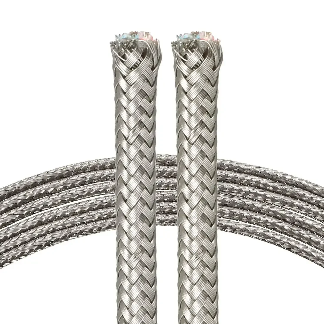 pt100 Thermocouple Wire 3 Core Extension Cable High Temperature Fiberglass Insulation 16ft 3x7x0.15mm