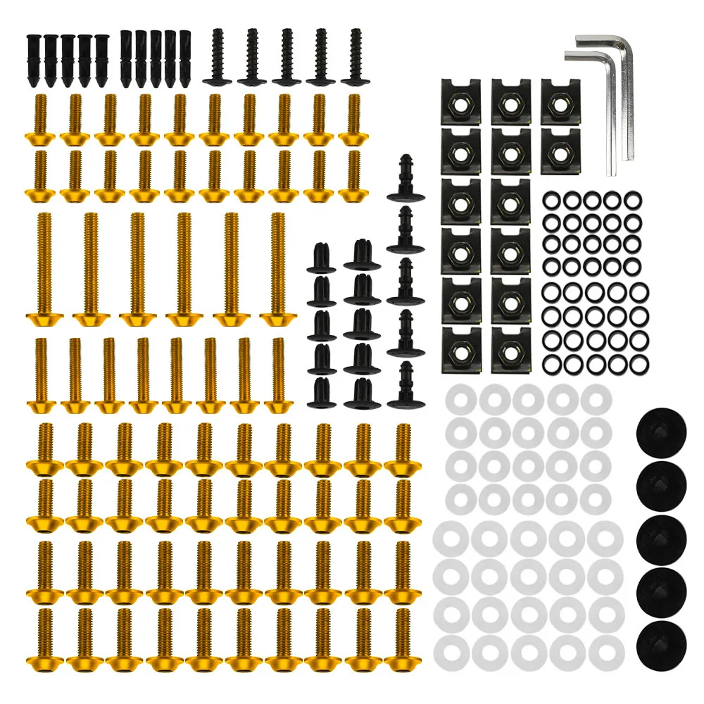 FOR BMW K1200S K1300 K1300GT K1300R K1300S M5 M6 Colorful Fasteners Screws Motorcycle Fairing Bolt Kit Motorcycle Modified Parts