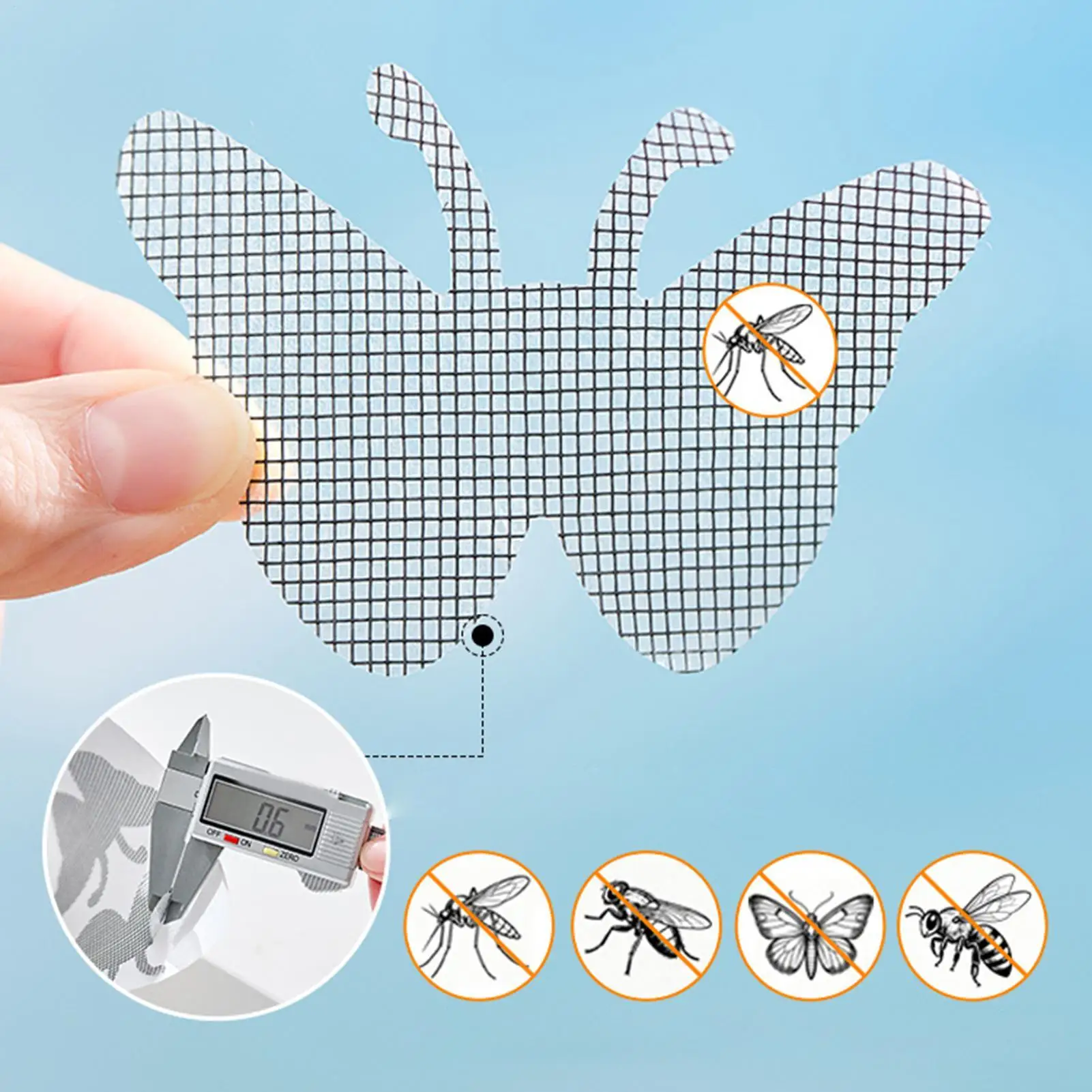 Anti-mosquito Mesh Window Net Screen Repair Tape Repair Broken Hole Window Waterproof Patch Net Self-adhesive Mesh Tape Tool