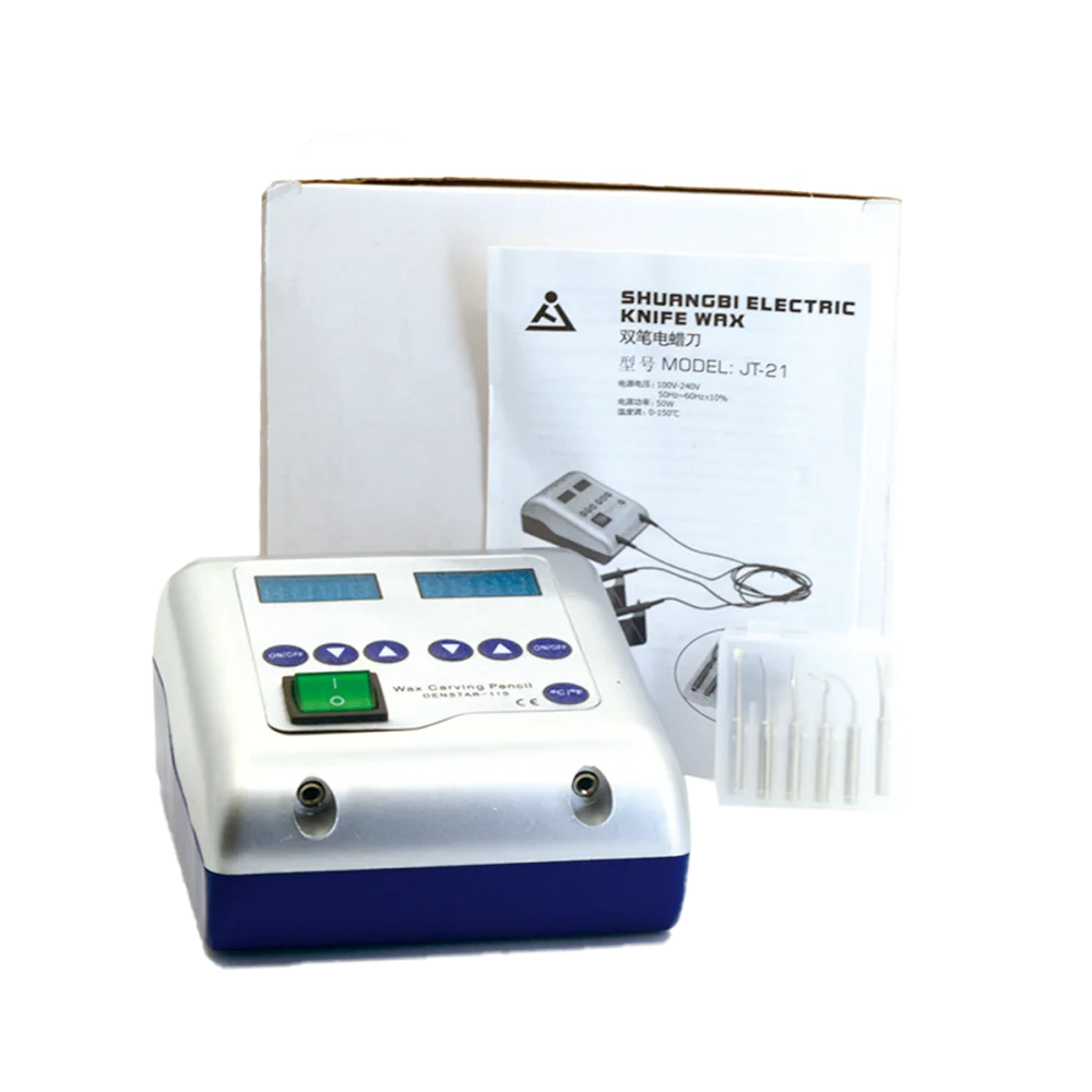 

Dental Lab Equipment Electric Waxer Wax Knife Carving Knife Contain 6 Wax Tips and 2 Pens Dental Tools