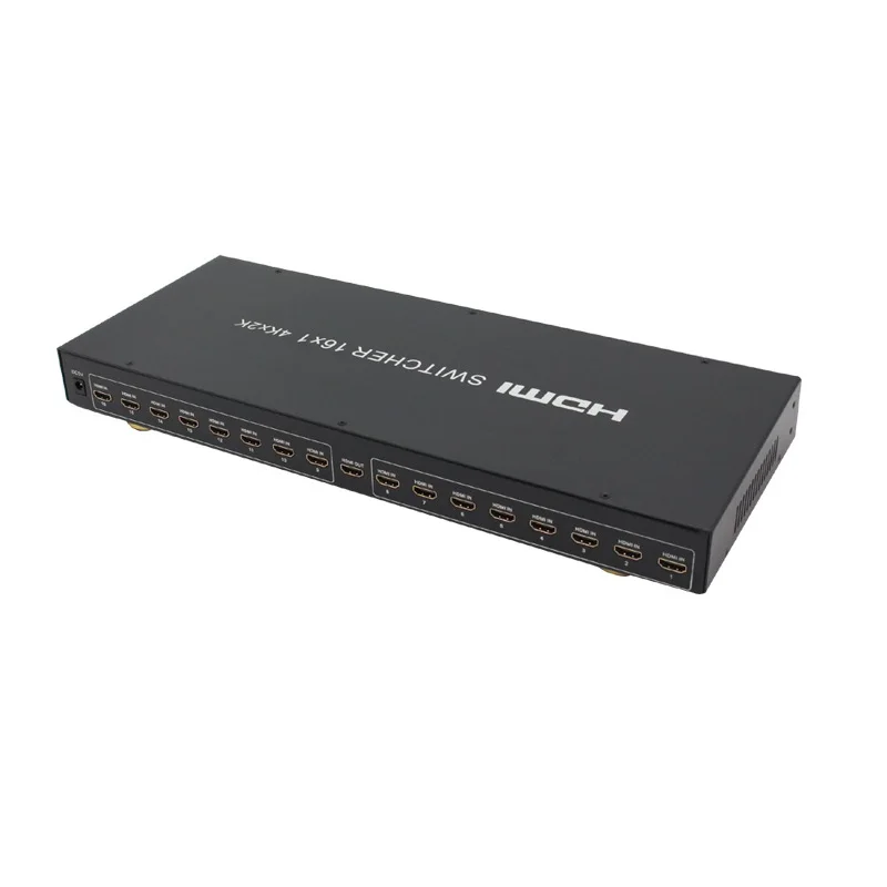 

16 в 1 выход 4K HDMI селектор HDMI видео переключатель 3D 1080P с беспроводным ИК-пультом дистанционного управления
