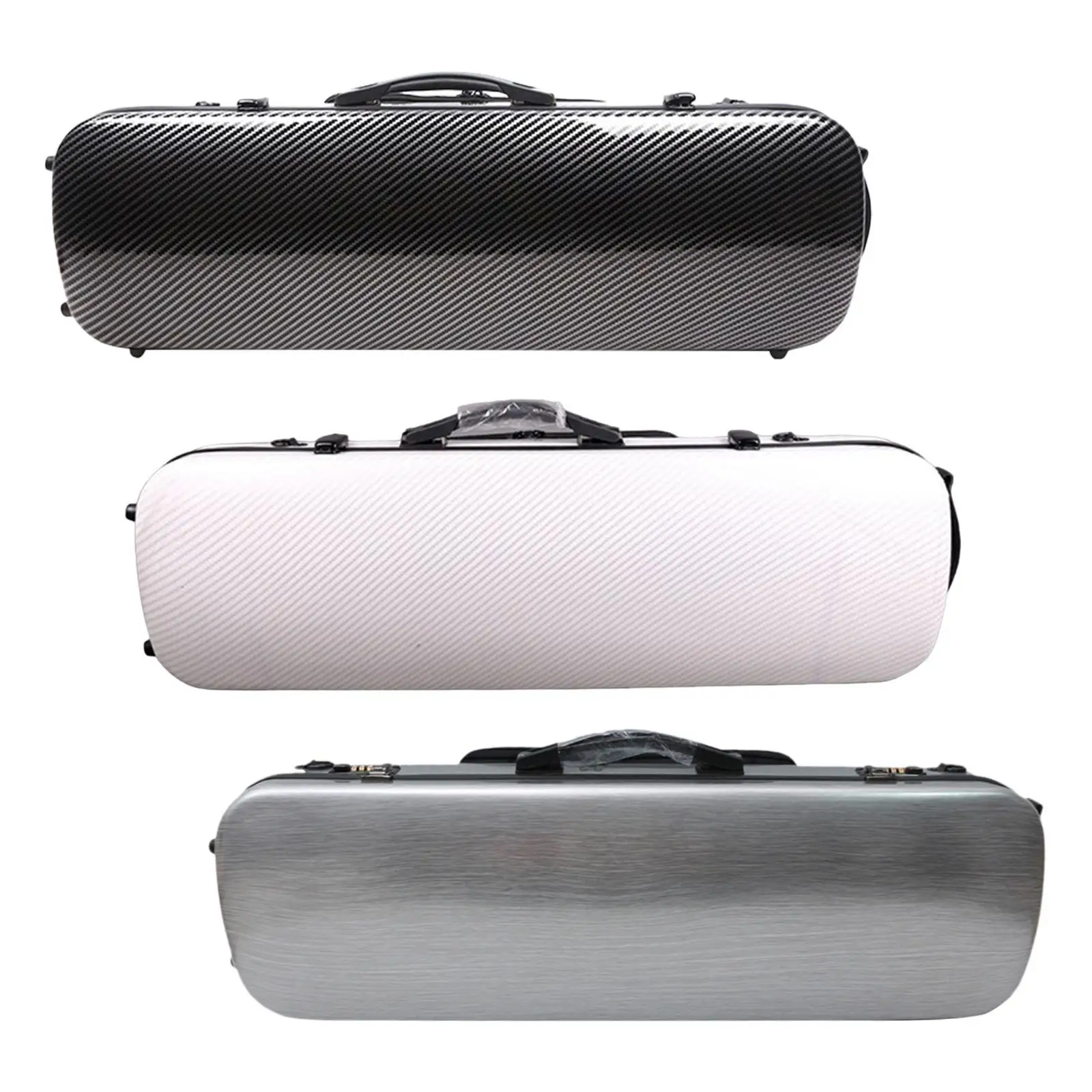 

4/4 Violin Hard Shell Case Violin Gig Bag with Password Lock Carry Handle Sturdy Violin Protection Box for Gig Outdoor Travel