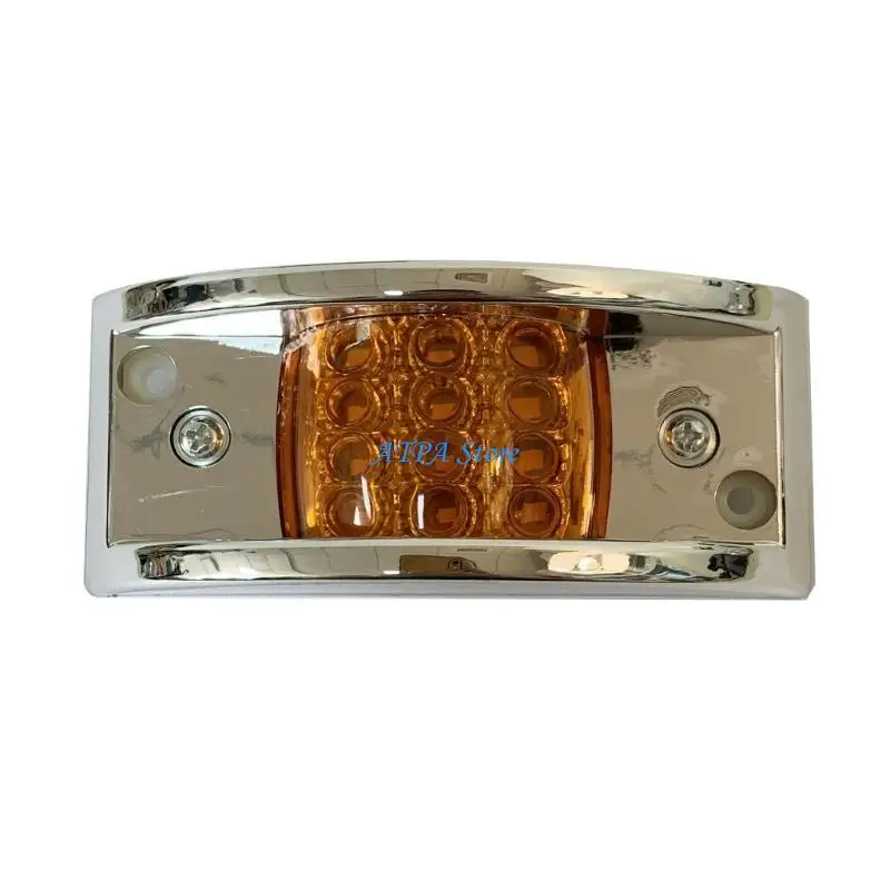 

U13C LED Clearance Light LED Front Rear Side Marker Light Marker Light for Truck Car Bus Trailer 12V-24V