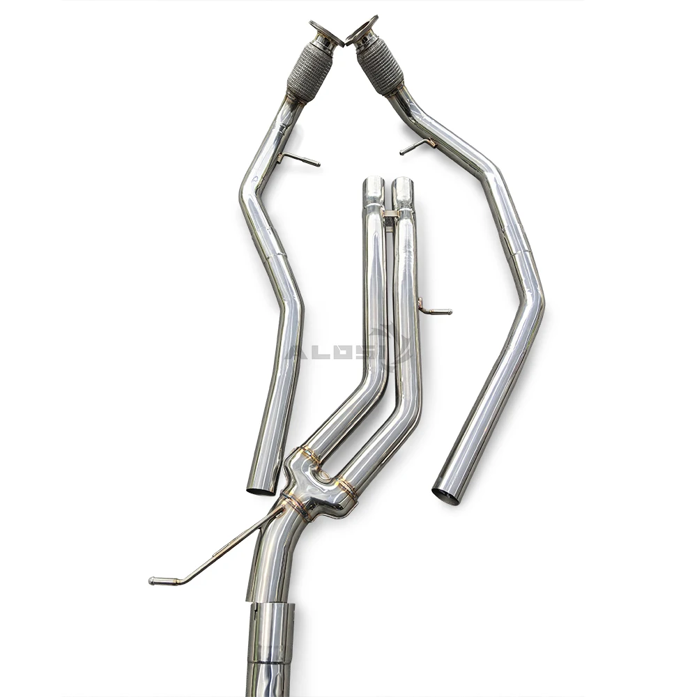 SS304 Valved Catback Exhaust Muffler for Q7 3 0T 2016 2020 High Performance Racing Parts Modification