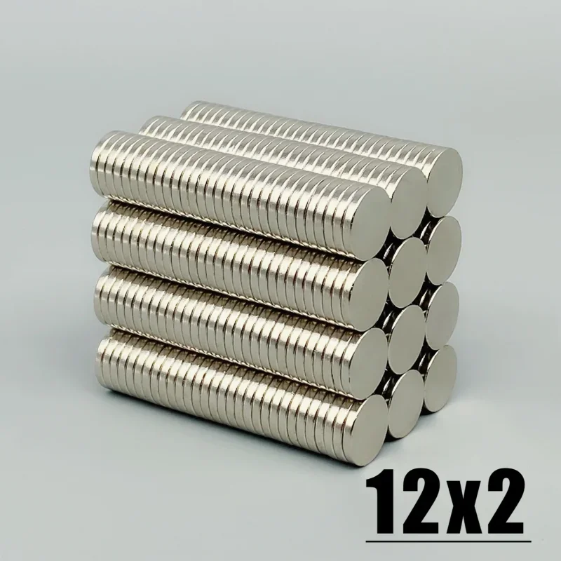 Neodymium Disc Magnet 12x2mm 10/50/200/500pcs Round Shape Imane Round Hook Tool Powerful Permanent Magnetic Material Accessory