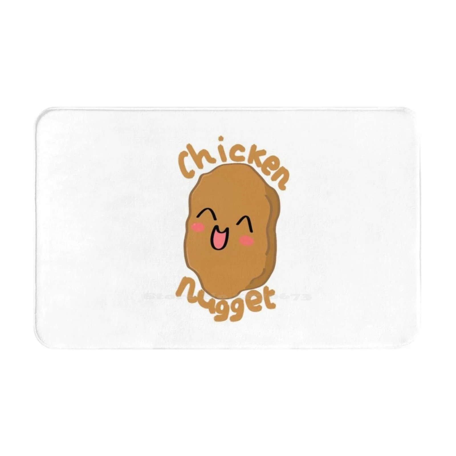 Nugget 3D Household Goods Mat Rug Carpet Foot Pad Chicken Nugget