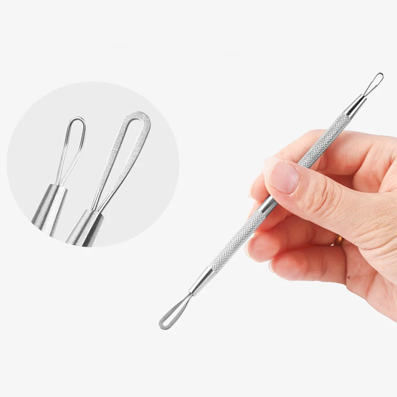 Profissional de aço inoxidável ferramenta removedor cravo comedone acne espinha agulhas extrator mancha removedor pele rosto cuidados ferramenta