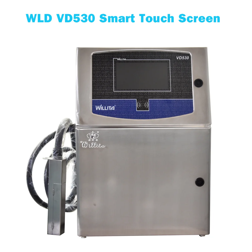 WILLITA 180 Automatic CIJ Inkjet Printer Industrial Online Coding Machine for Batch Number Expiry Dates on Plastic Pipes Bottles - view 4