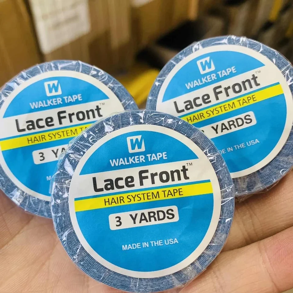 Extreme Strong Hold Blue Tape for Lace Front Wig Super Waterproof Tape in Human Hair Extension for Lace Wig