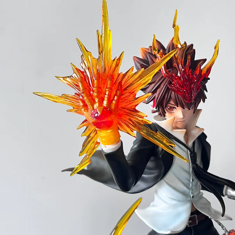 

28cm Sawada Tsunayoshi Hitman Reborn! Anime Figure Collectible Desk Decoration Two Dimensional Collection Gift For Anime Fans