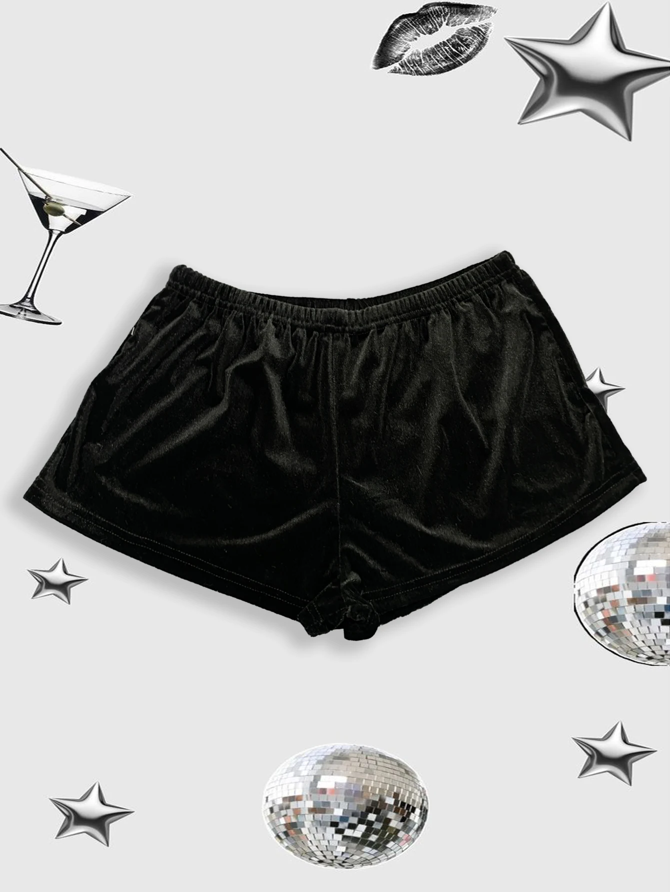 Shorts casuais Y2K de hip-hop europeus e americanos, estilo original, estampa de letras de strass nas costas, shorts retrô da moda