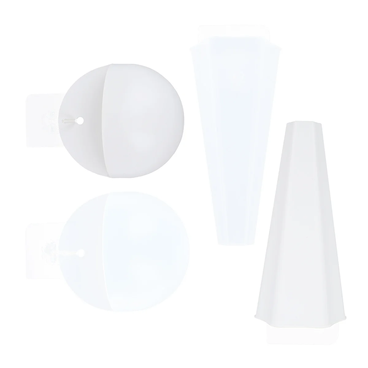 4 قطع أنماط بيضاء Pp معلقة تعليق للزهور المنزل زراعة جدار زهرية ديكور جدار زهرية