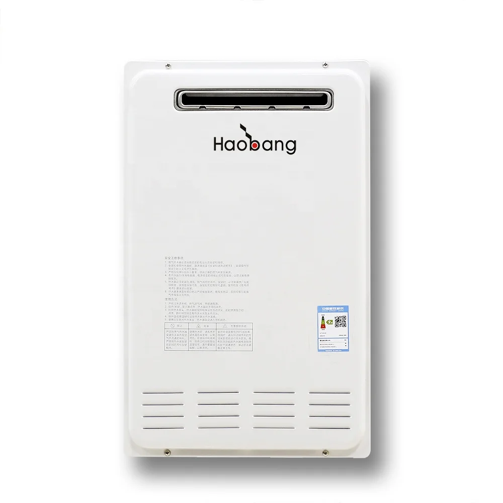 

Outdoor Wall Mounted Gas Boiler 20 Liter Household Instant Tankless Gas Water Heaters