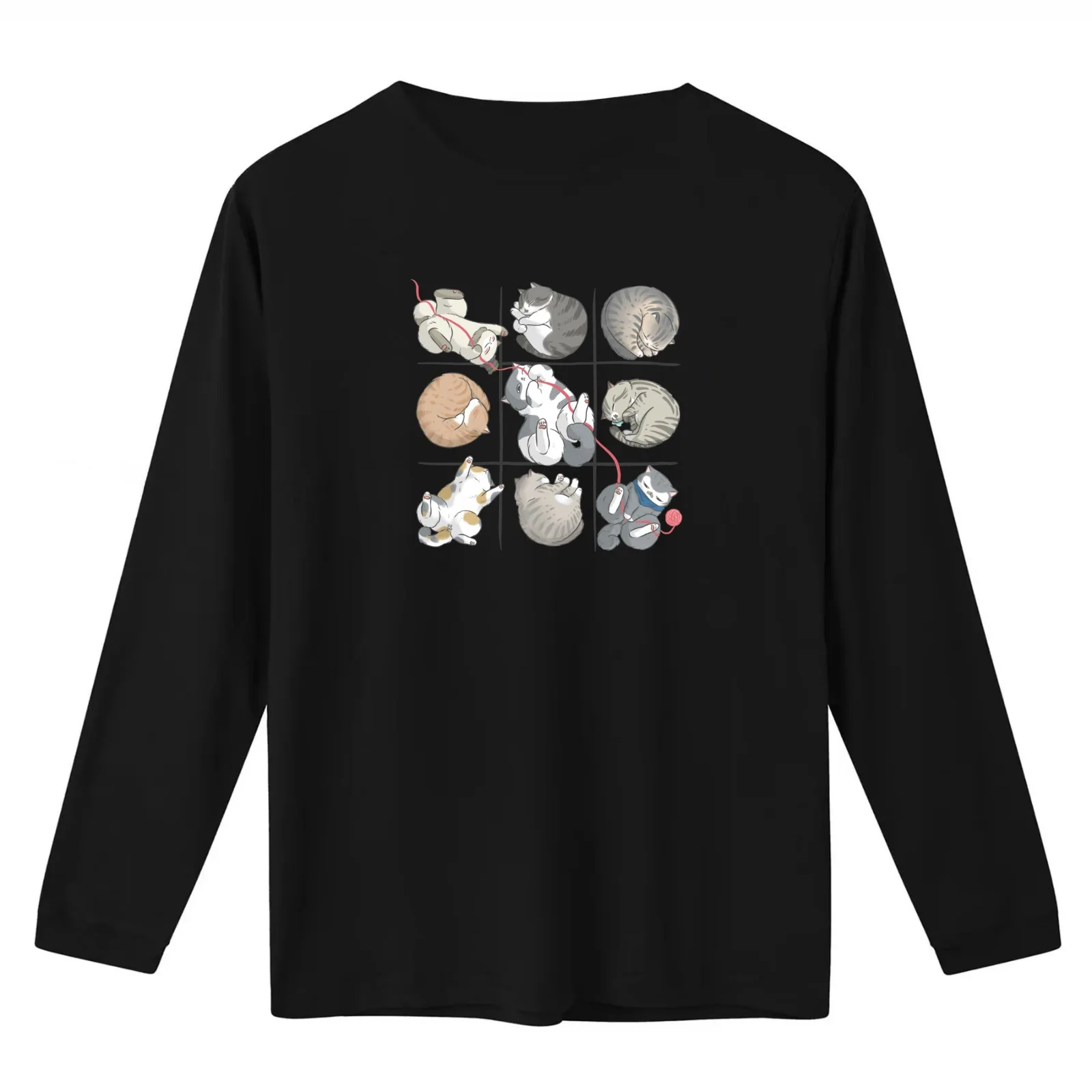 Tic Cat Toe T-Shirt Summer Casual Cotton Tee Oversized Streetwear Tops Vintage Graphic Print Loose Fit Short Sleeve