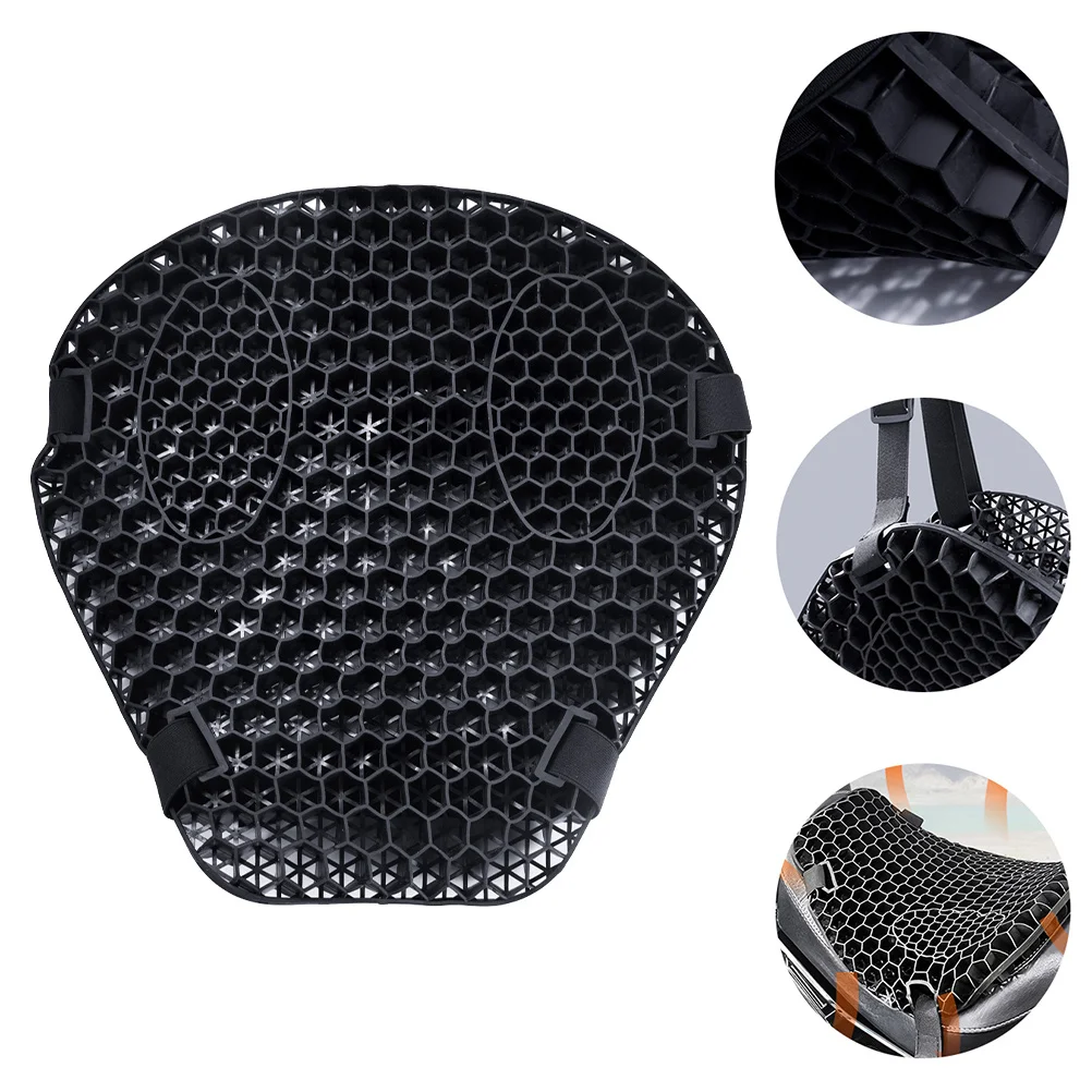 

3D Shock-Absorption Motorcycle Seat Cushion Soft Gel Pad for Long-Distance Cooling Ventilation Motorcycle Seat Cover Protector