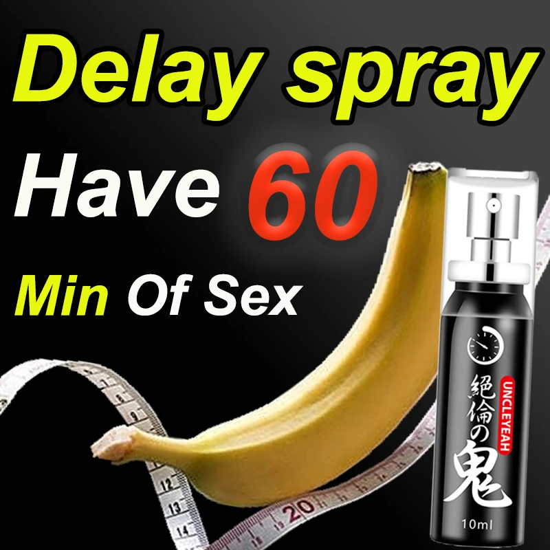 Sexual Delay Spray Men External Use Prolong Sexual Time Dealyed Sex Spray long lasting 60 minuates Penis enlargement oil