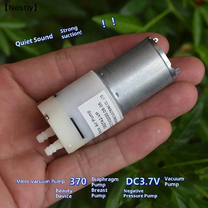 1Pcs Micro Self-priming Suction Water Pump DC 3.7V 5V Small Mini 370 Motor Diaphragm Pump DIY Dispenser Tea Table Pumping〔Nest〕