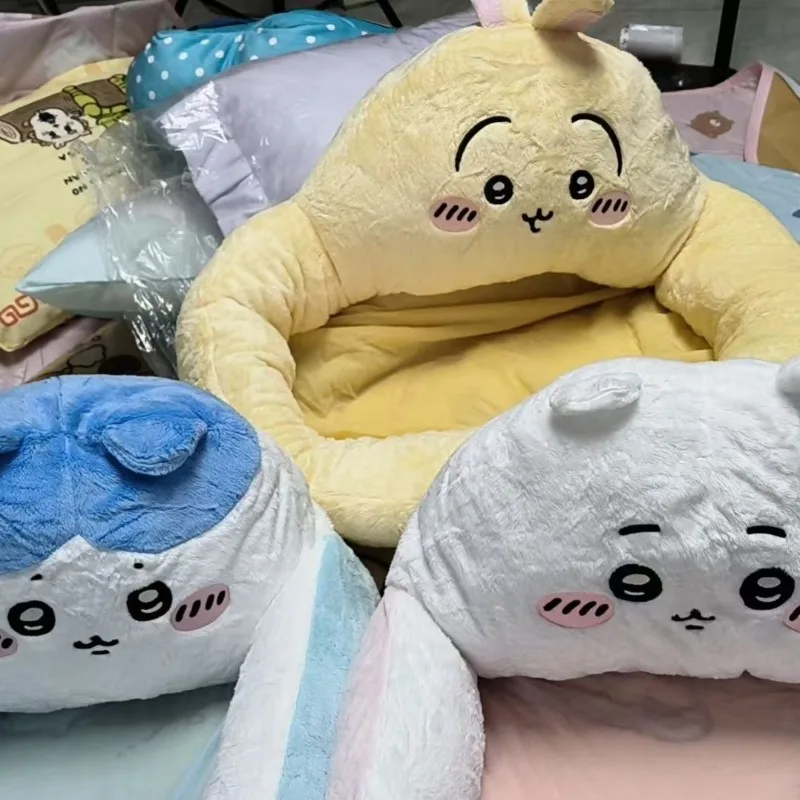 

New Chiikawa Hachiware Usagi Kawaii Anime Cartoon Plush Doll Fashion Trend Creativity Sense of Luxury Cat Nest Soft Sweetness