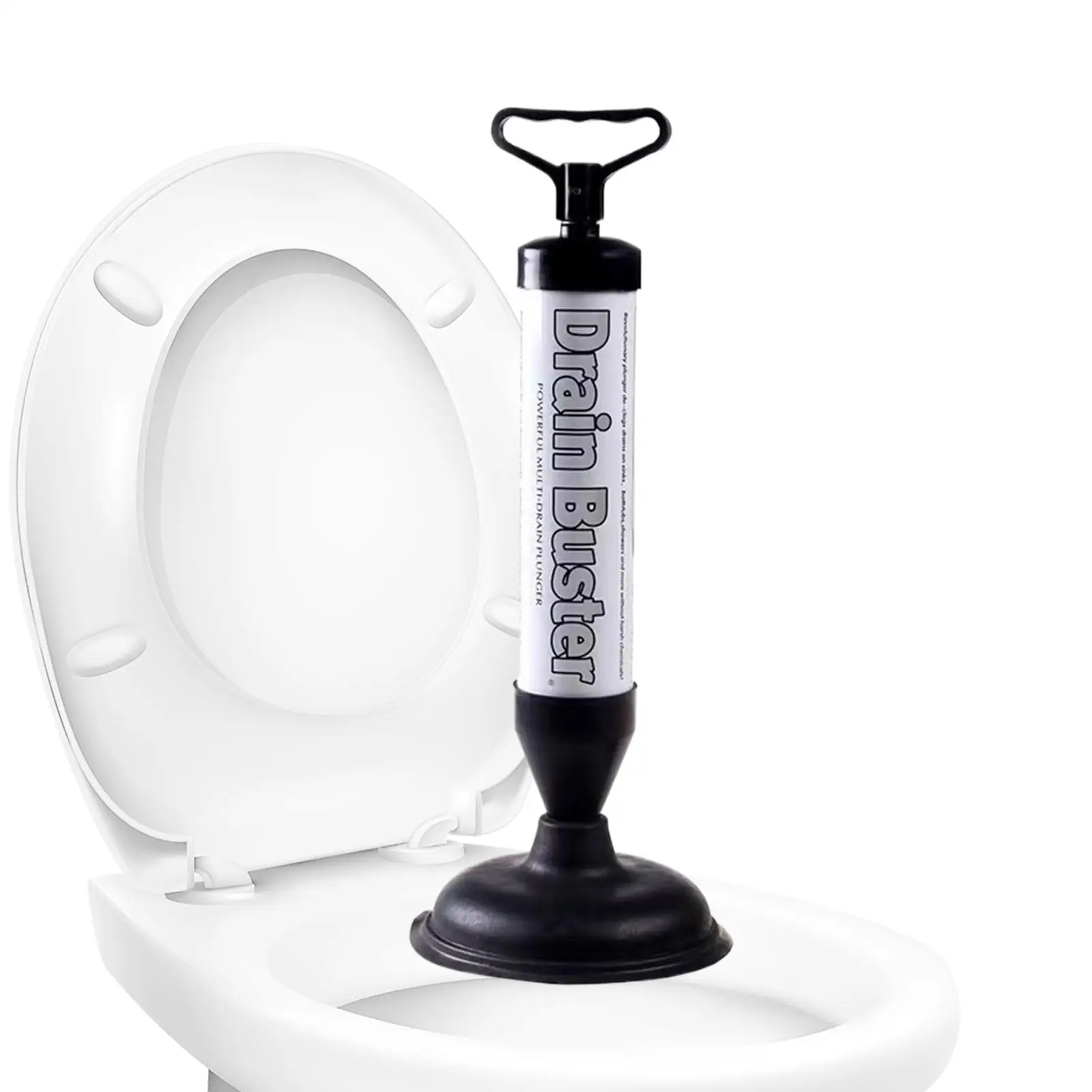 Bathroom Toilet Unclogger High Pressure Ergonomic Powerful Drain Pipe Unclogger Vacuum Suction Cup Unclogger For Sink Floor