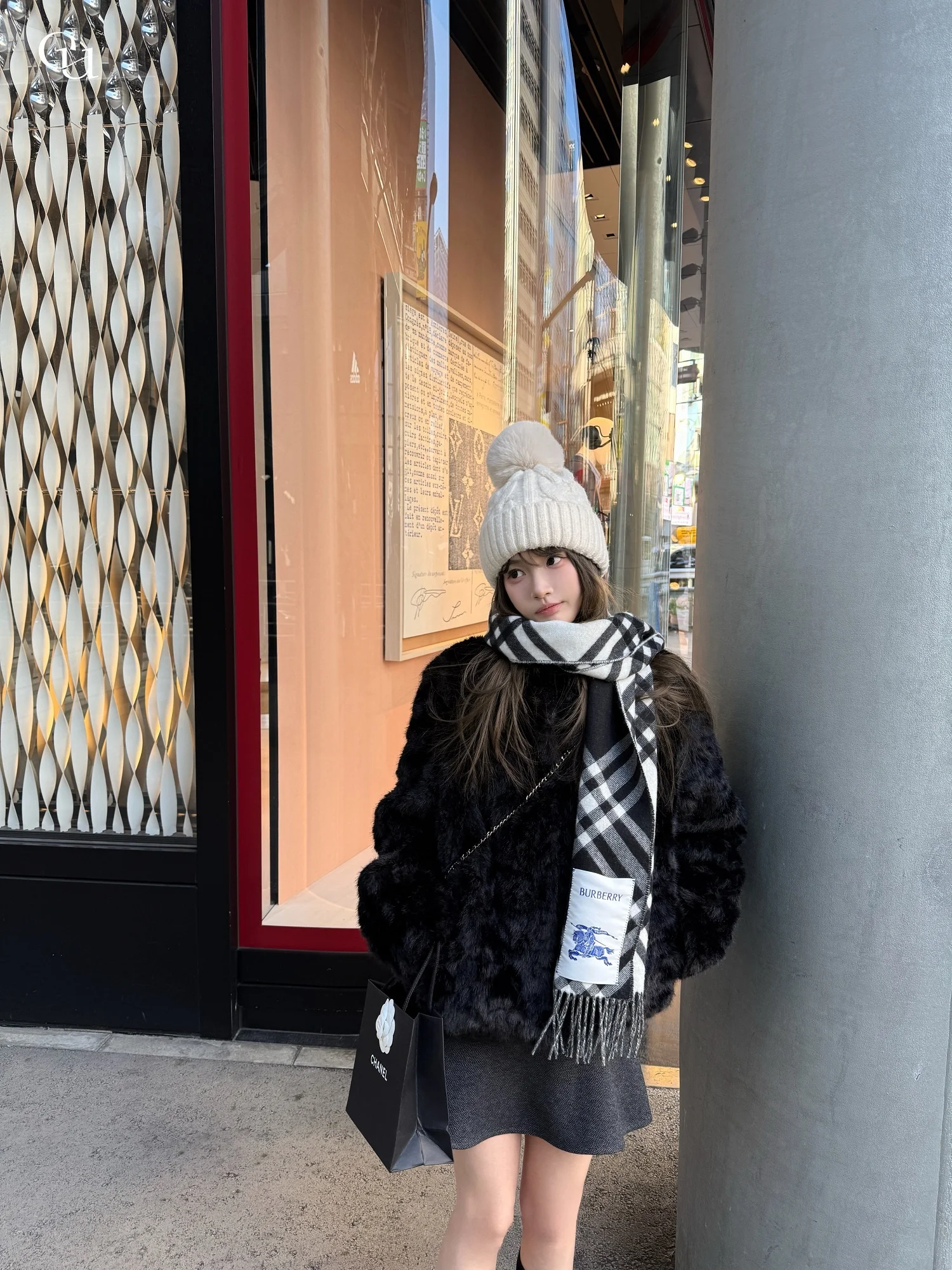 

Милая клетчатая шерстяная юбка Ceeyou для девочек, на молнии, средней длины, для повседневной носки, из смесовой ткани (полиэстер, шерсть, вискоза)