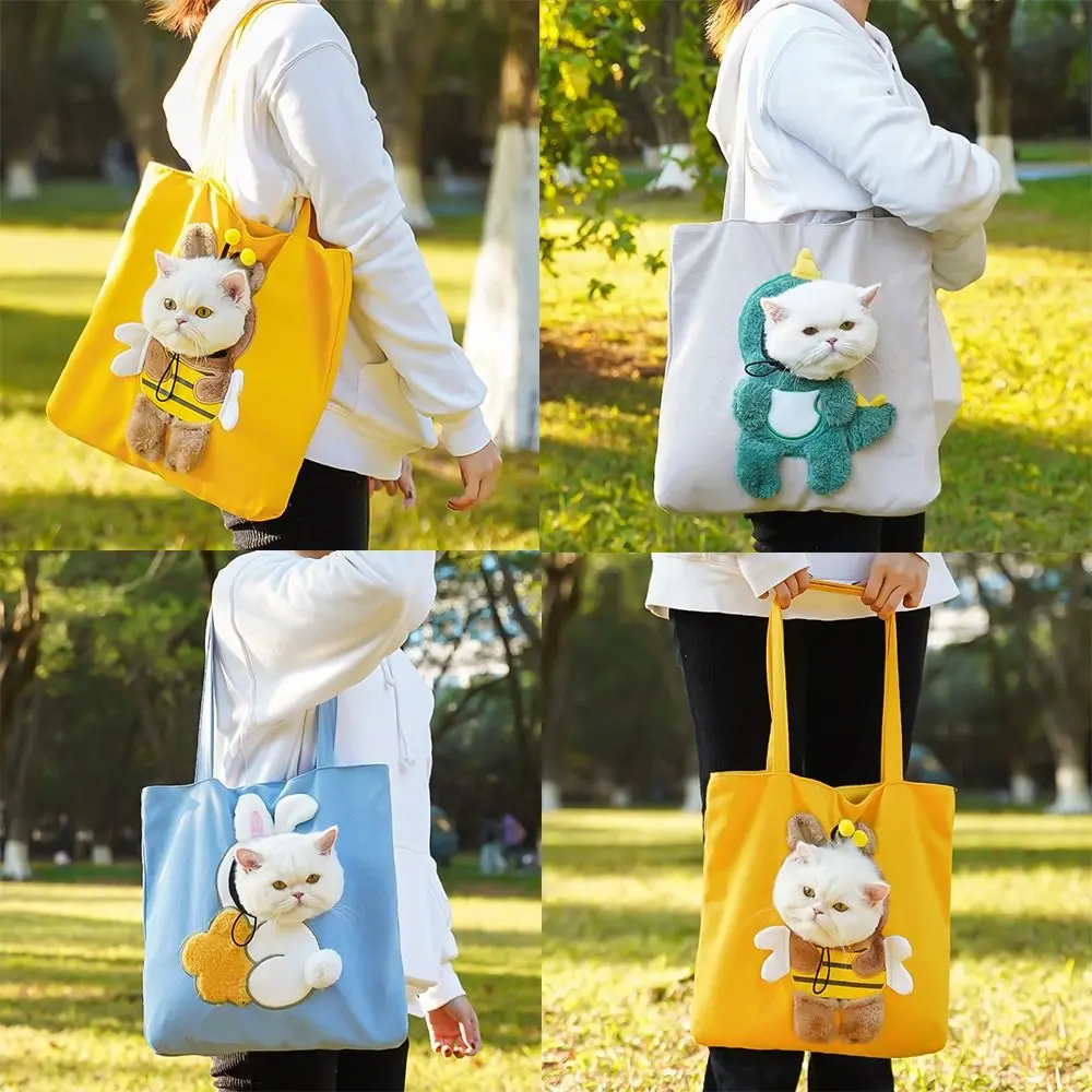 Portable Crossbody Pet Outing Bag Single Shoulder Can Be Exposed Crossbody Carrying Bag Cat Bag Carrying Cat
