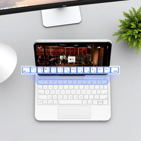 GOOJODOQ Magic Keyboard for iPad Pro 11 2024  Air 4 Air 5 Air 6 for iPad 12.9 10th Generation 6th 5th 4th 3rd Gen Cover Case