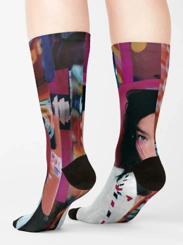 جوارب Bjork الملونة للشتاء الدافئ لعيد الميلاد جوارب أرضية مخصصة للنساء والرجال #4