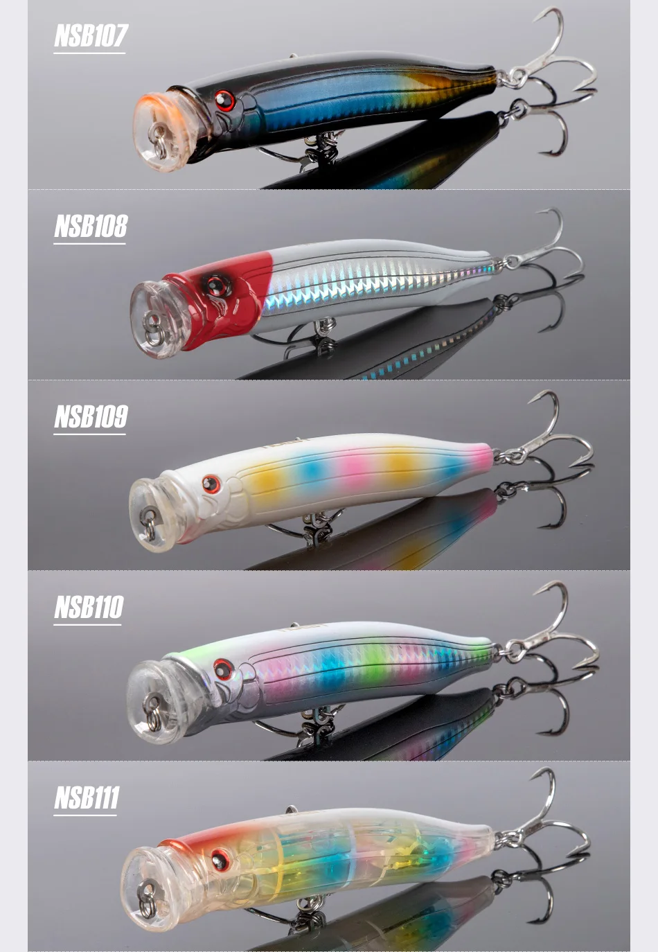 Noeby Topwater Popper Angeln Locken 100 120 150mm Wobbler Künstliche Harten Köder Feed Popper für Meer Bass Thunfisch GT angeln Lockt – Detail 16