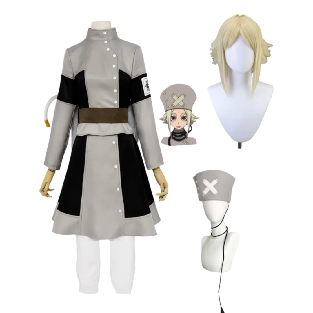 

Eishia Stilza Cosplay Costume GACHIAKUTA Eishia Stilza Dress Pants Gloves Hat Outfit Synthetic Wig Party Carnival Halloween