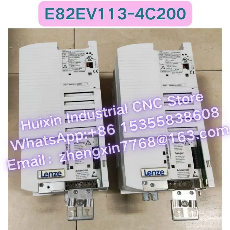 Used Frequency Converter E82EV113-4C200 E82EV113K4C200 Normal Function Tested OK Fast delivery