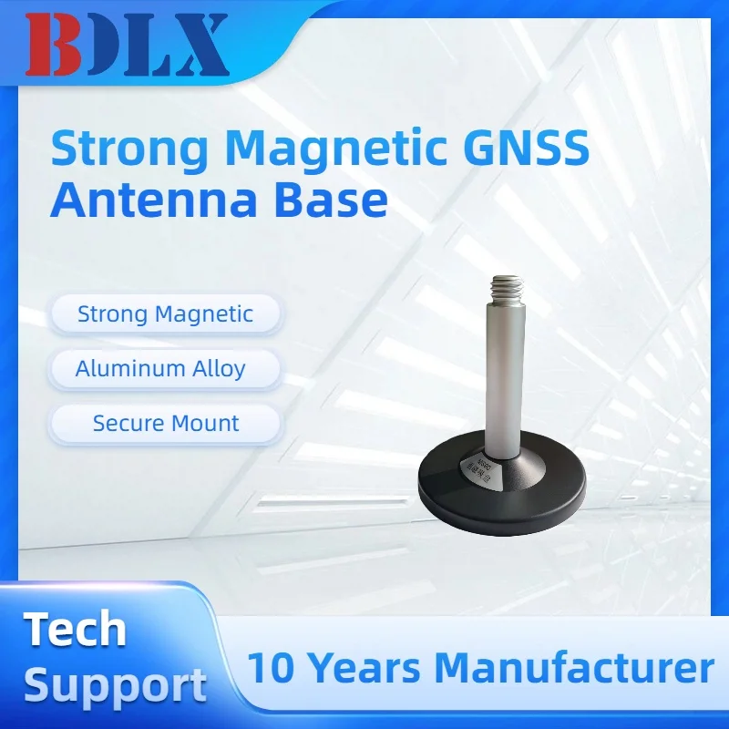Base de ventosa magnética fuerte MS90 5/8-11 UNC para antena GPS RTK GNSS soporte de encuesta de alta precisión para cartografía de vehículos
