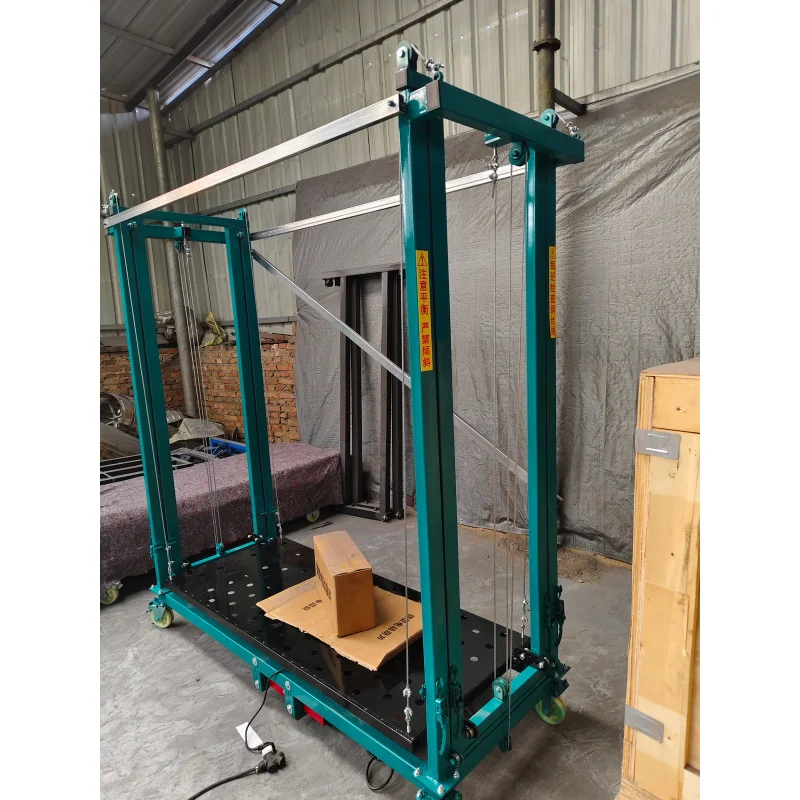 custom.New 220V Scaffolding Motorized Portable Construction Maintenance Platform 1000kg Load Capacity 2-12m Steel Wire