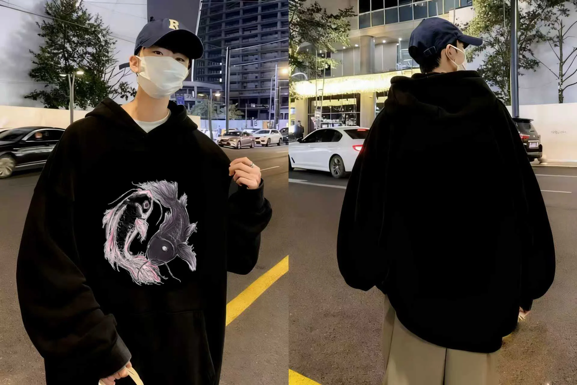 

The 330-gram heavyweight men's and women's sportswear of the millennium streetwear brand in 2025 jojo bizarre adventure harajuku