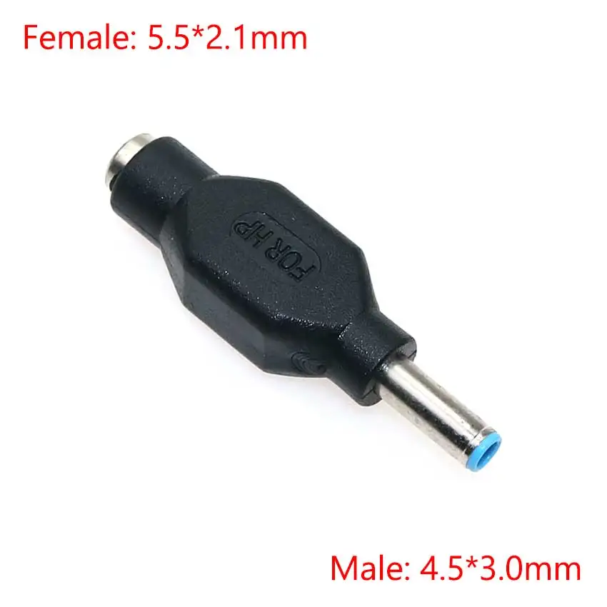 YuXi 5.5*2.1mm Female To 2.5*0.7 3.0*1.1 4.0*1.7 4.8*1.7 4.5*3.0 5.5*2.5 MM Male DC Power Plug Connector Adapter Jack Converter