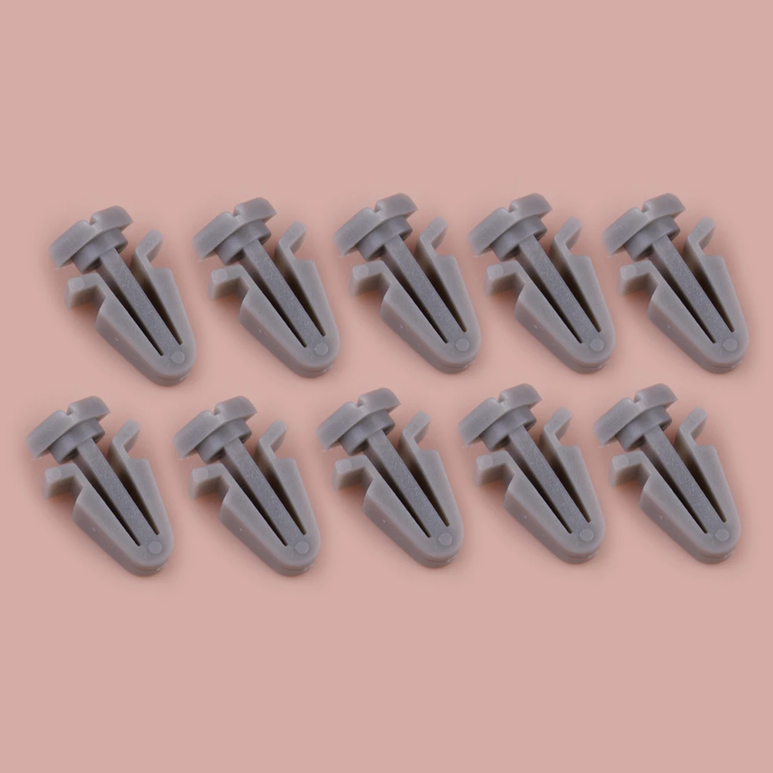 

50 шт. зажимы для решетки, фиксаторы замка, крепежные детали 62318-01W00 62318-D0100, подходят для Nissan 720 D21 Datsun Pickup Hardbody Maxima Grey