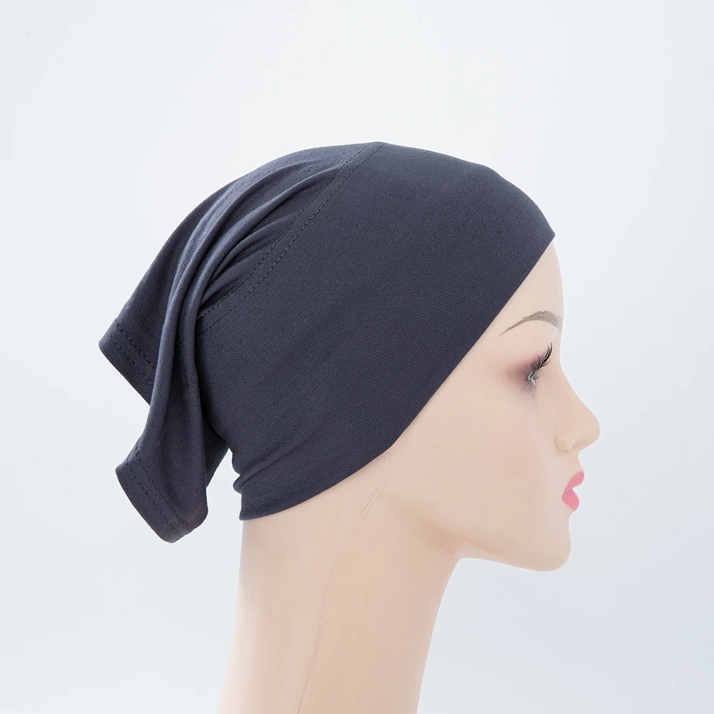 56 farben Mode Frauen Innere Hijab Rohr Muslimischen Kappe Motorhaube Plain Islamischen Underscarf Bambus Jersey Undercaps