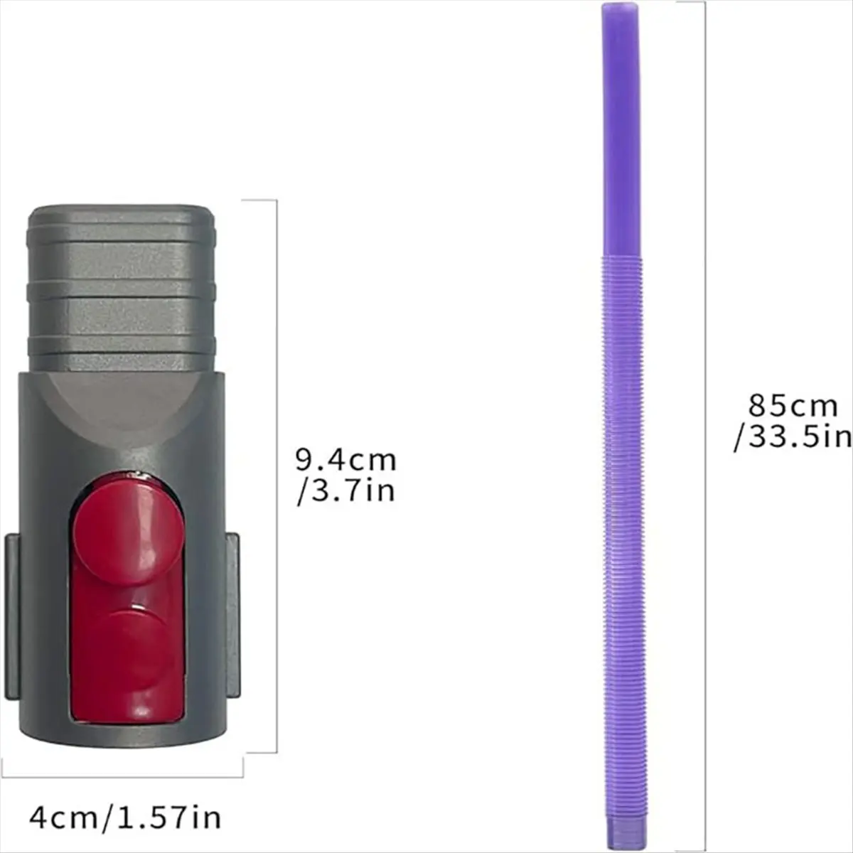 Kit de nettoyage de conduit de sèche-linge DT56 pour aspirateurs Dyson V7 V8 V10 V11 V15 avec fil de guidage, tuyau de nettoyage