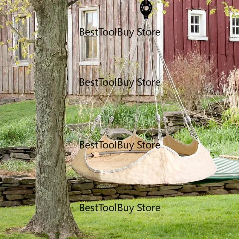

Outdoor air hanging hammock conical hanging chair swing indoor home balcony leisure lazy hanging blue rocking blue bed