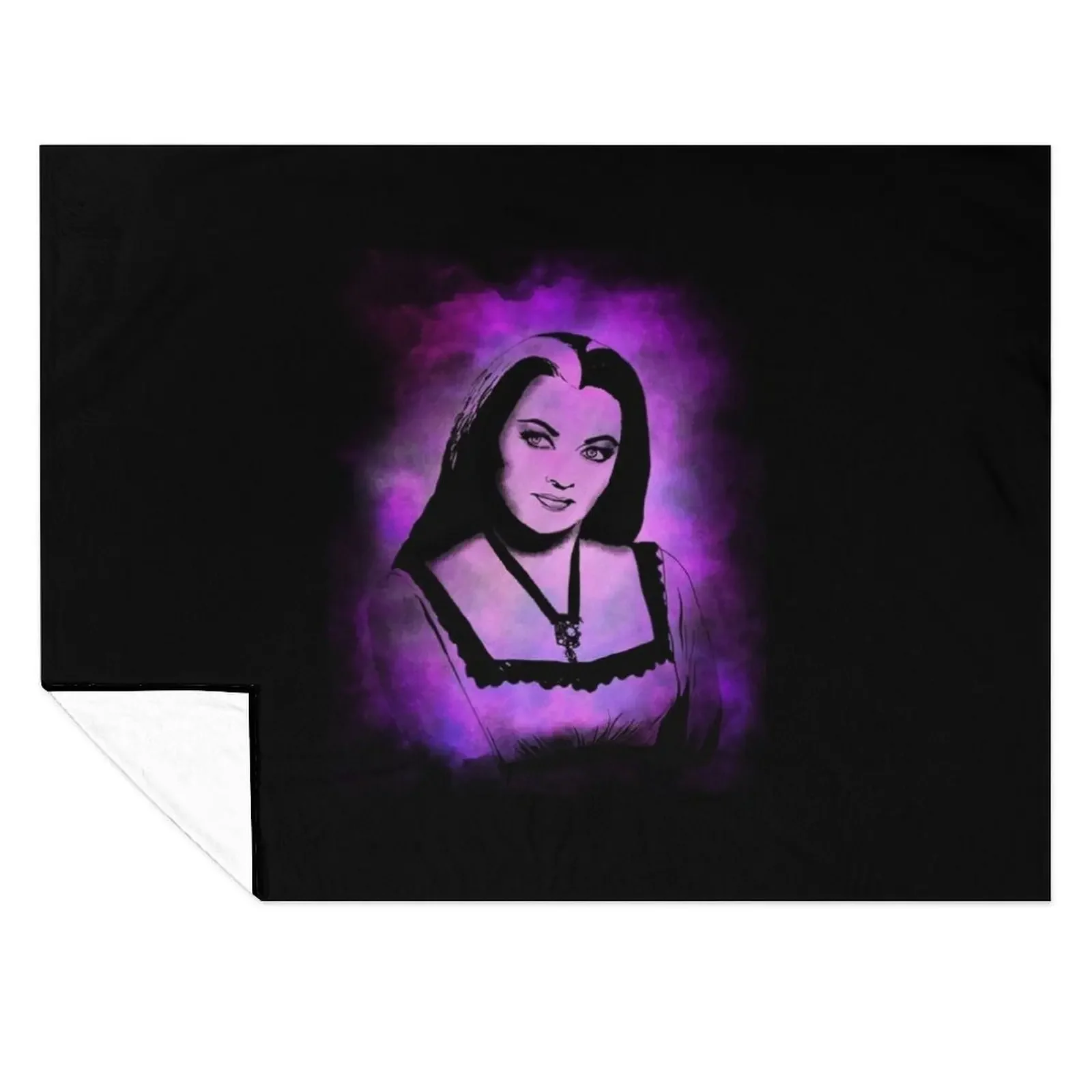 

Lily Munster Throw Blanket Plaid Decorative Sofa anime blankets ands Blankets