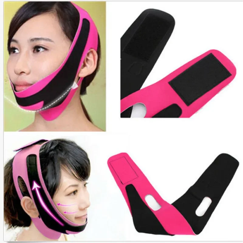 V شكل رقيقة الوجه أنحل الذقن الخد رفع قناع الوجه حزام تخسيس المضادة للتجاعيد تقليل ضمادة الذقن المزدوجة أداة العناية بالبشرة