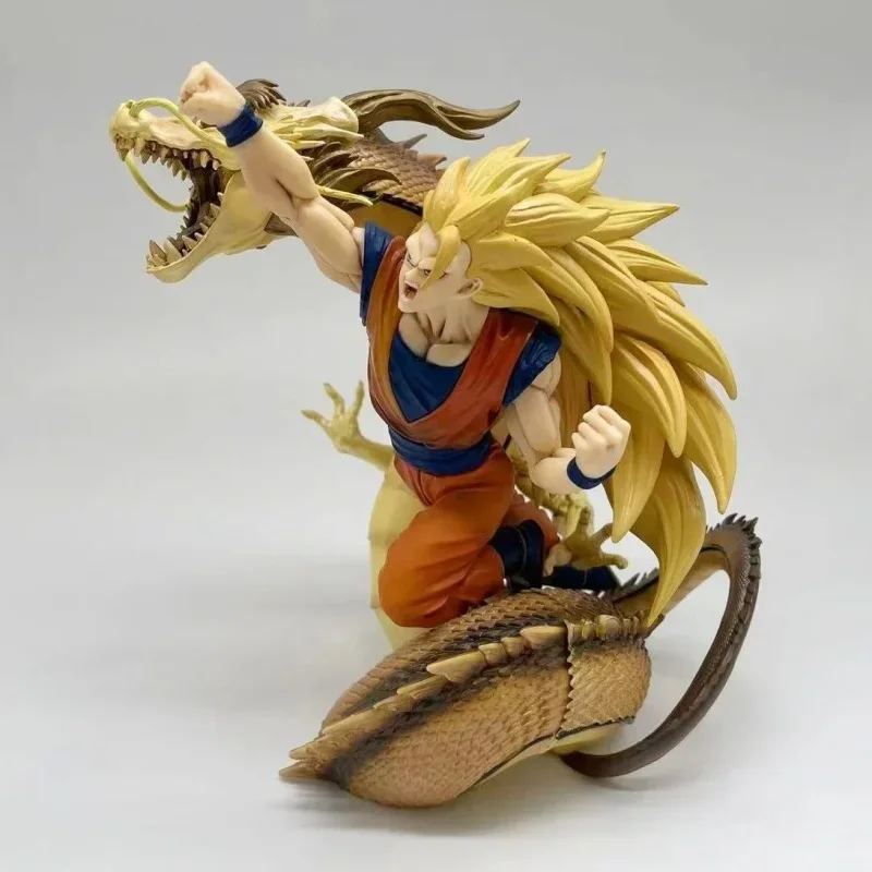 

Dragon Ball Z 20cm Action Figure Dragon Fist Explosion Who Will Do It If Goku Does Not Do Super Saiyan 3 Son Goku Pvc Figure Toy