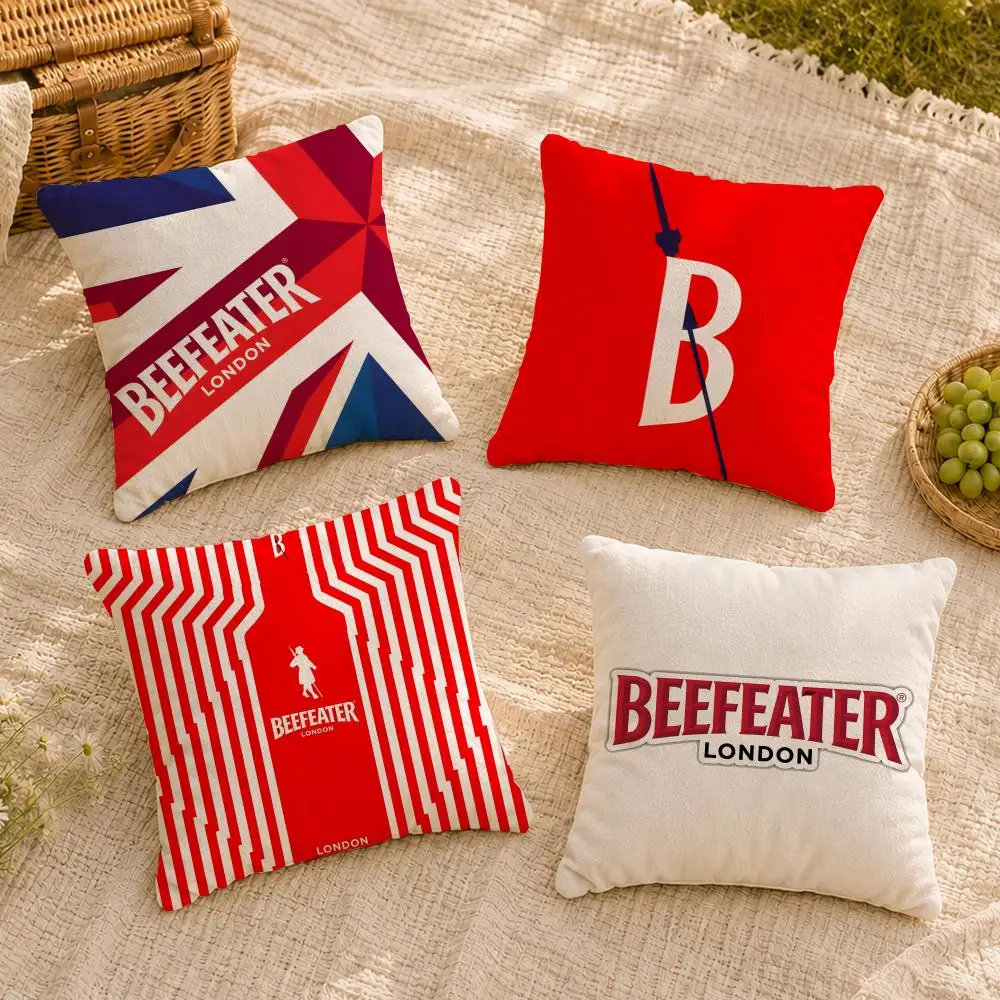 Funda de cojín Gin London Dry Gin Bar, funda de almohada suave de felpa corta, lavable, agradable para la piel, decoración para sofá y sala de estar