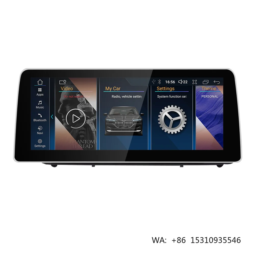 10.25 Inch Carplay 4G Android 14 GPS Stereo Multimedia Host Radio Touch Screen with Rear Seat Entertainment SD Card for Car