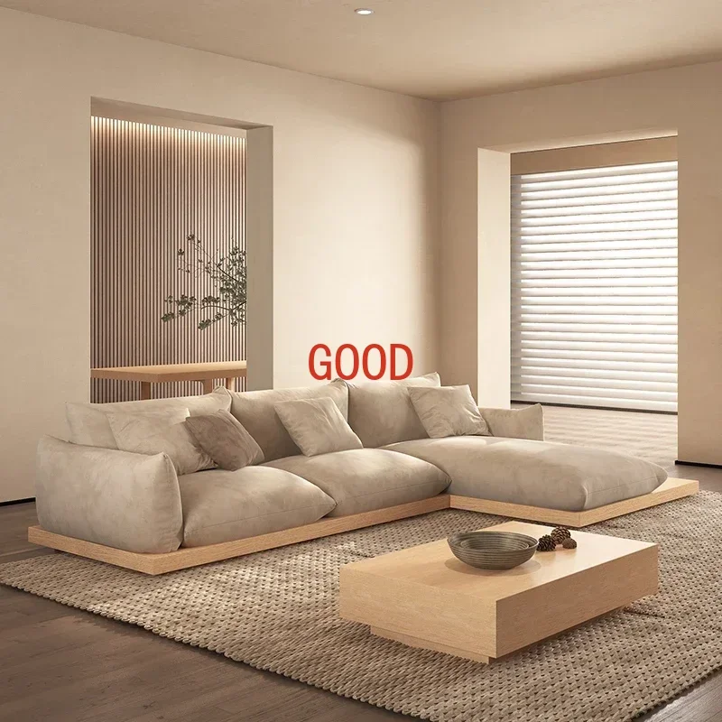 

Облачный диван для гостиной в стиле кремового журнала