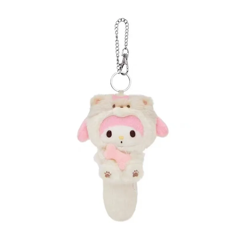 Kawaii Sanrio Kuromi Hello Kitty jouets en peluche porte-clés dessin animé cannelle sac à dos pendentif poupée fille garçon anniversaire cadeaux créatifs